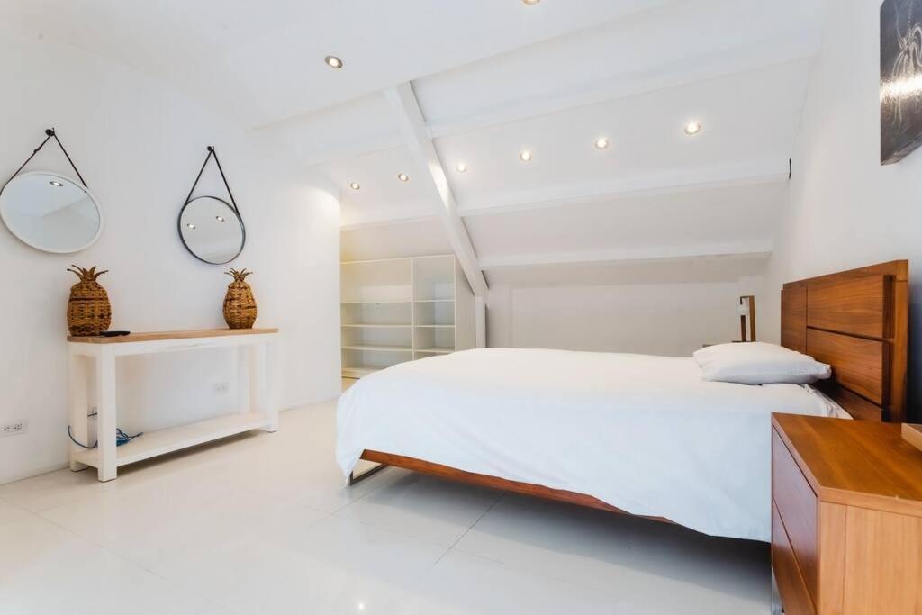 Casa Azul - Apartamento De 2 Pisos, 2Hab Con Rooftop En Casco Antiguo Panama-Stad Buitenkant foto