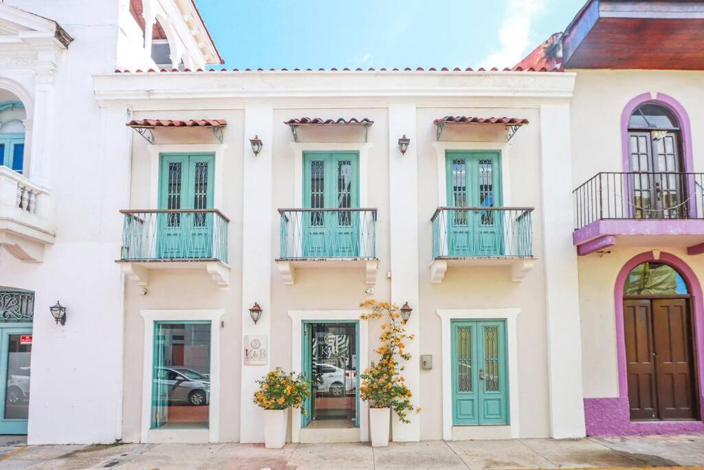 Casa Azul - Apartamento De 2 Pisos, 2Hab Con Rooftop En Casco Antiguo Panama-Stad Buitenkant foto